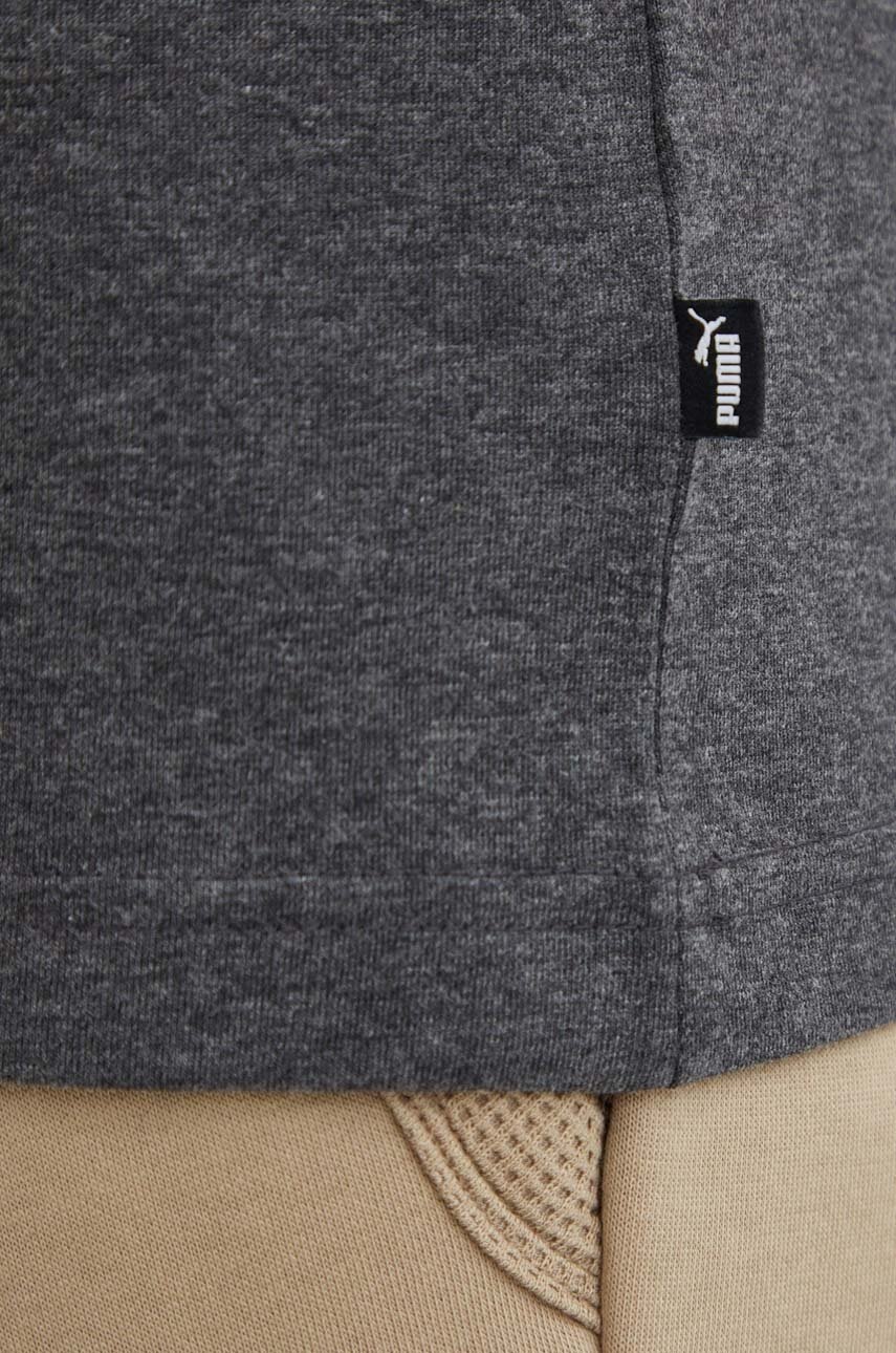 Футболка Puma чоловіча колір сірий з принтом 586736 