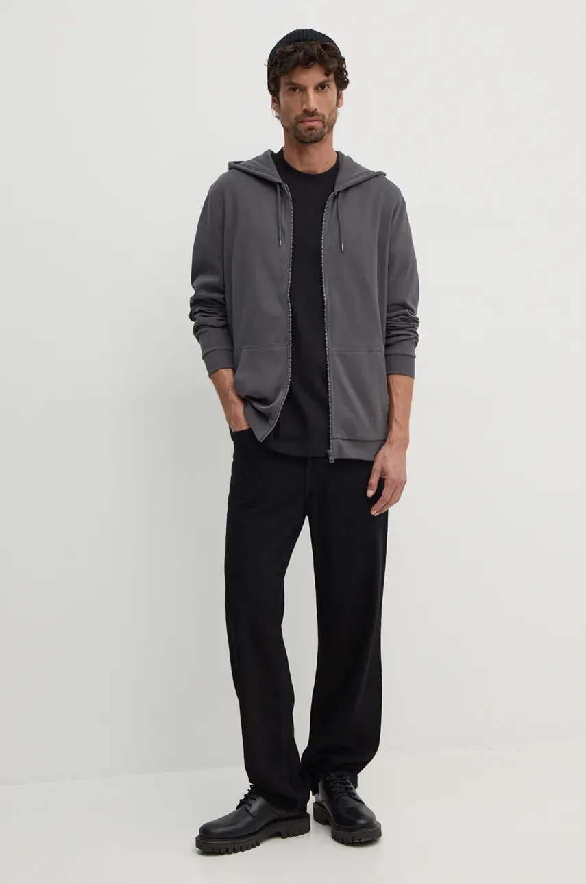 Хлопковая футболка Calvin Klein Jeans мужская цвет чёрный однотонная J30J326458 Хлопковая футболка Calvin Klein Jeans мужская цвет чёрный однотонная J30J326458