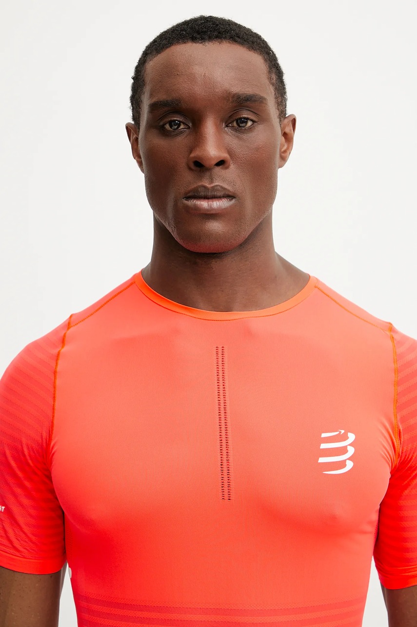 Μπλουζάκι για τρέξιμο Compressport Pro Racing χρώμα: μπλε, ATSM3615 φωτογραφία