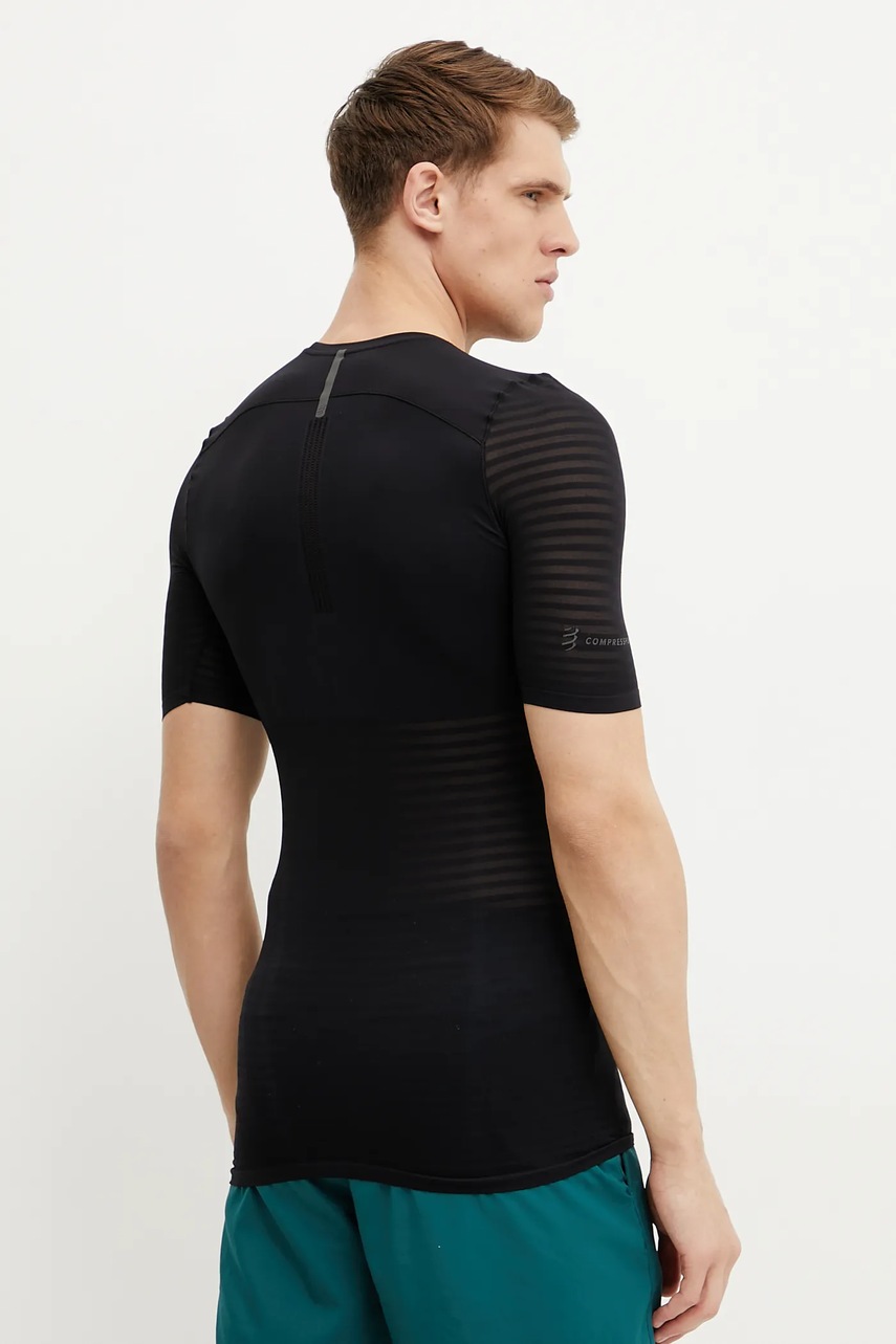 Μπλουζάκι για τρέξιμο Compressport Pro Racing χρώμα: μπλε, ATSM3615 φωτογραφία