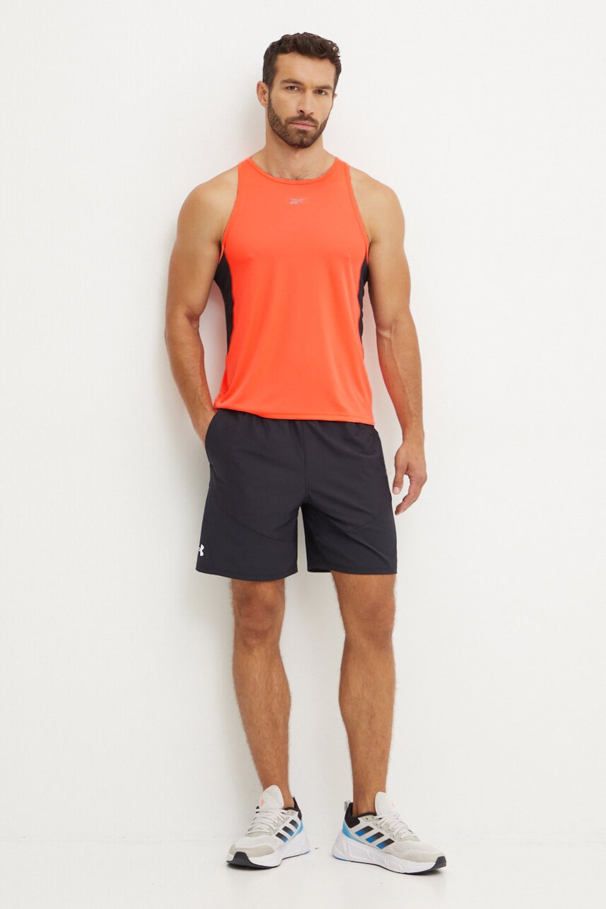 Reebok tricou de alergare Speedwick culoarea portocaliu, 100205992