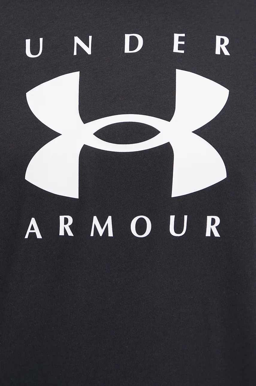 Μπλουζάκι Under Armour HW Branded χρώμα: μαύρο, 1389146 φωτογραφία