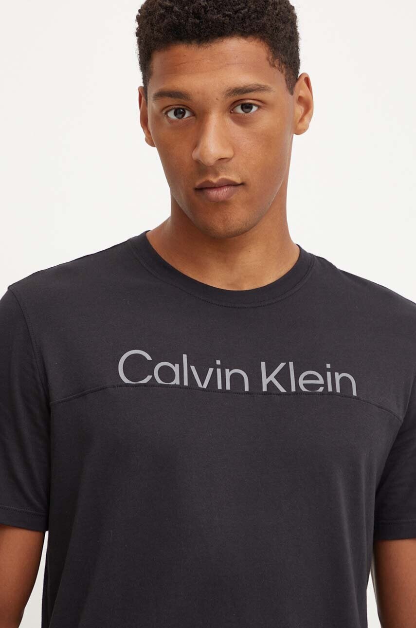 Levně Tričko Calvin Klein Performance černá barva, s potiskem, 00GMF4K142