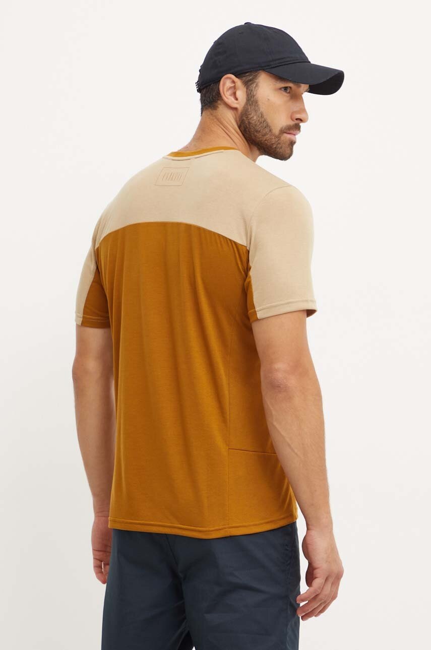 Αθλητικό μπλουζάκι Salewa Fanes χρώμα: καφέ, 00.0000028833 φωτογραφία