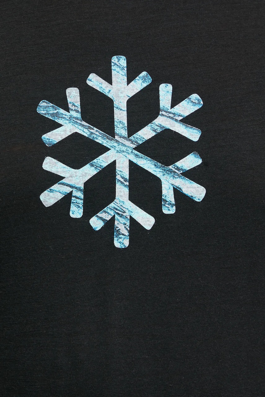 Αθλητικό μπλουζάκι Icebreaker Icebreaker x Protect Our Winters χρώμα: μαύρο, IB0A572N0011 φωτογραφία