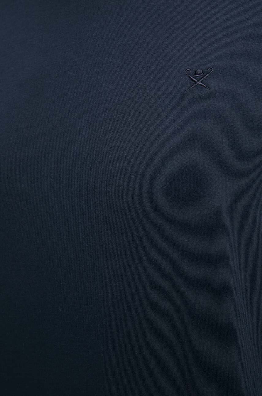 Βαμβακερό μπλουζάκι Hackett London ανδρικό, χρώμα: ναυτικό μπλε, HM500775 φωτογραφία