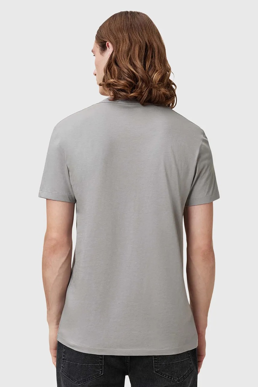 AllSaints pamut póló TONIC szürke, férfi, sima, M028JB termék 2. képe
