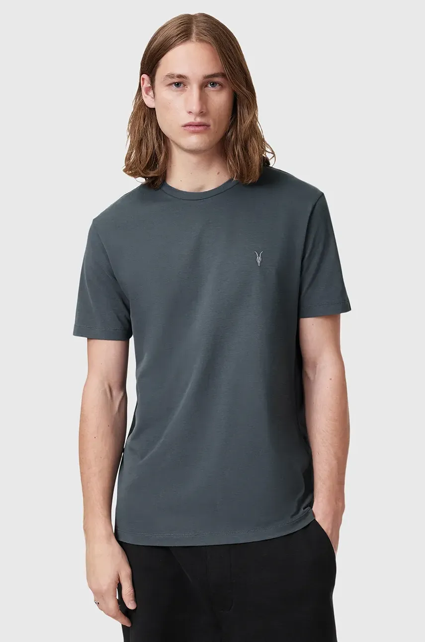 Хлопковая футболка AllSaints BRACE 3 шт мужская однотонная M031JB Хлопковая футболка AllSaints BRACE 3 шт мужская однотонная M031JB
