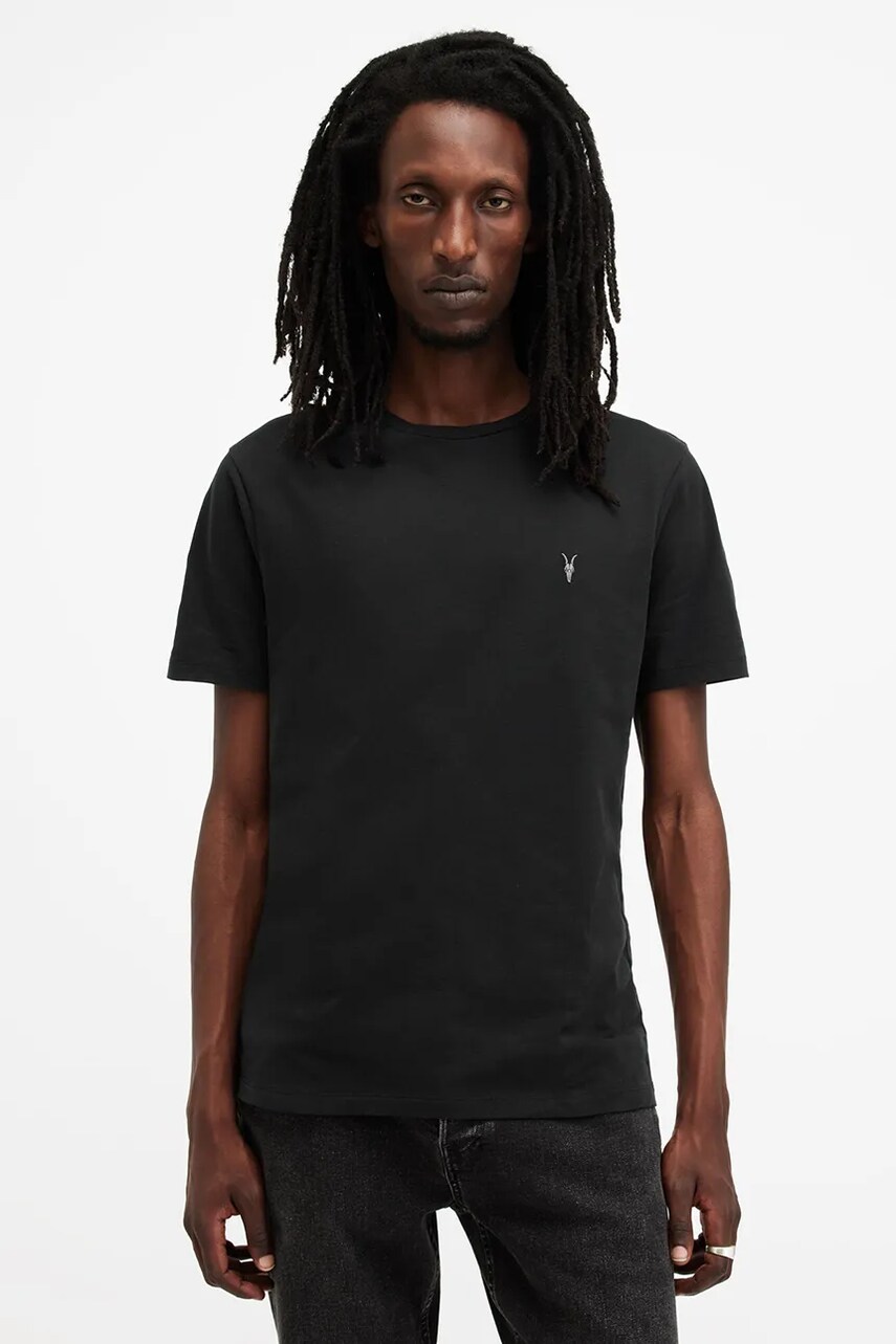 AllSaints tricou din bumbac BRACE 3-pack barbati, neted, M031JB