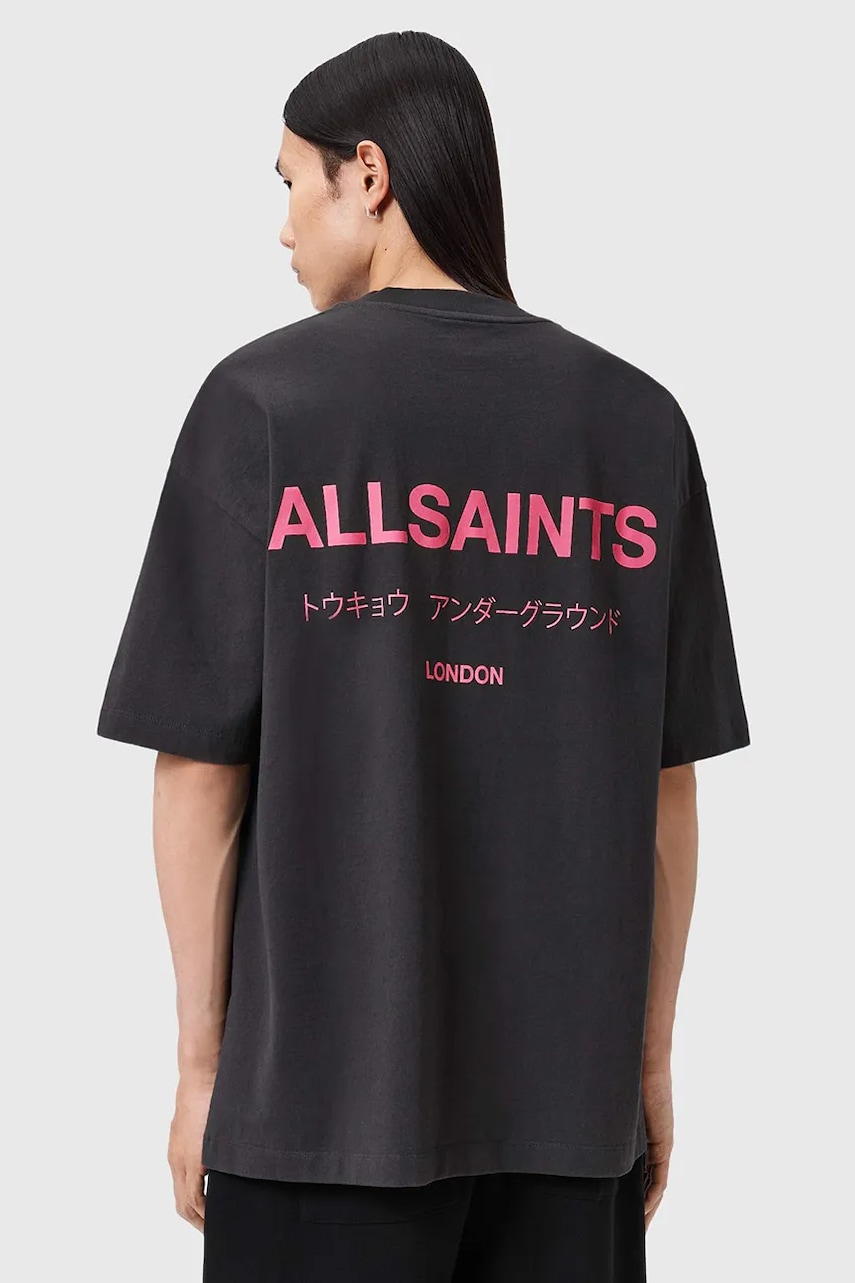 Βαμβακερό μπλουζάκι AllSaints UNDERGROUND