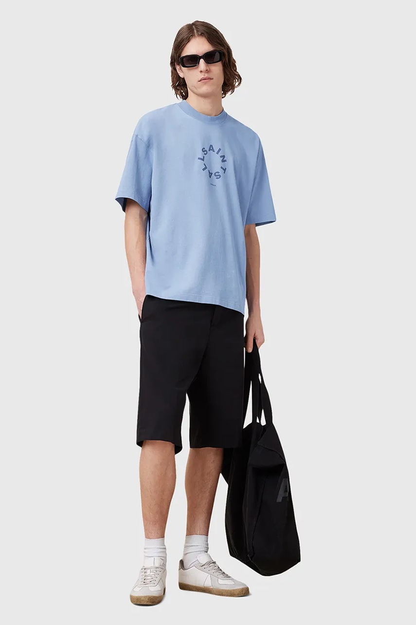 Βαμβακερό μπλουζάκι AllSaints TIERRA SS CREW φωτογραφία