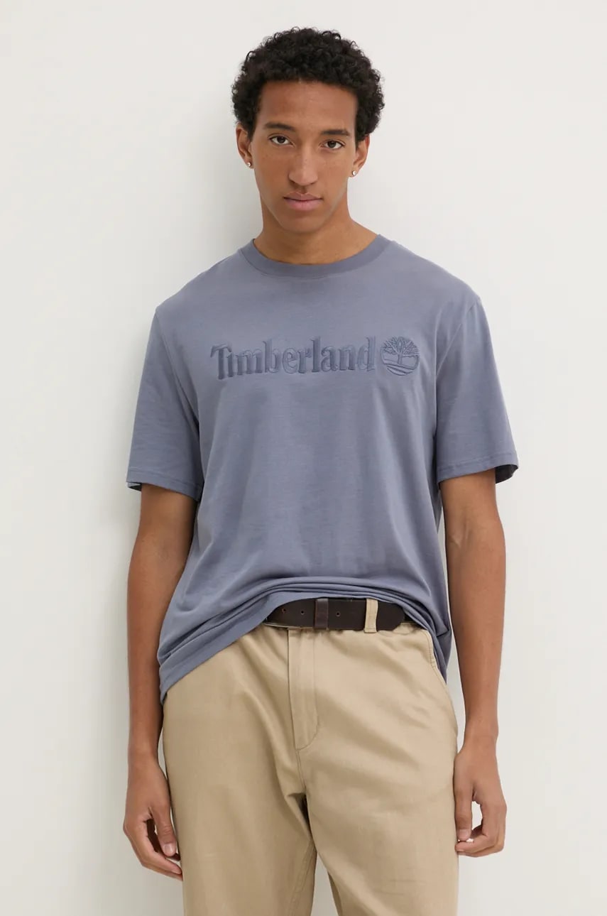 Timberland tricou din bumbac barbati, cu imprimeu, TB0A6VPE0731