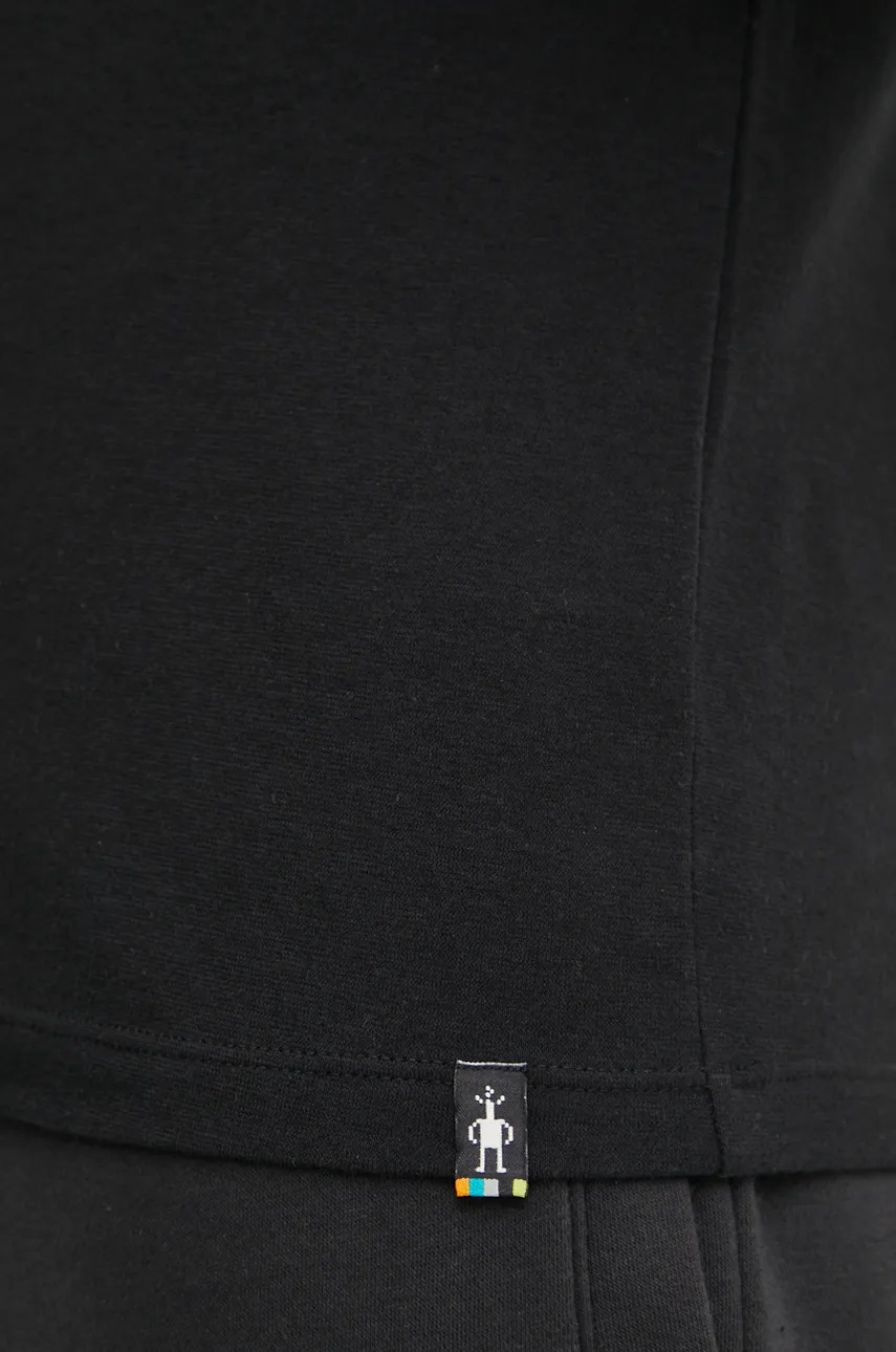 Αθλητικό μπλουζάκι Smartwool Dusk to Dawn χρώμα: μαύρο, SW002654 φωτογραφία