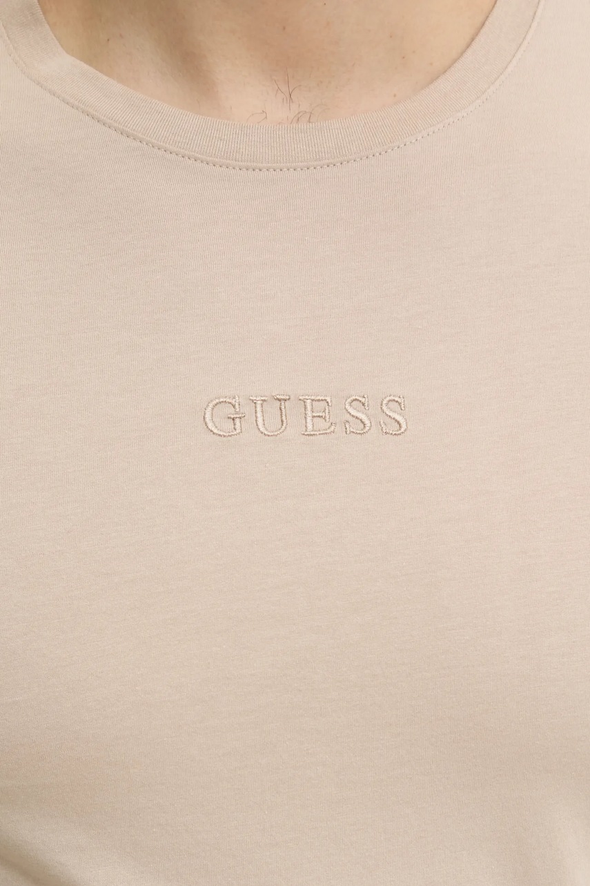 Βαμβακερό μπλουζάκι Guess φωτογραφία