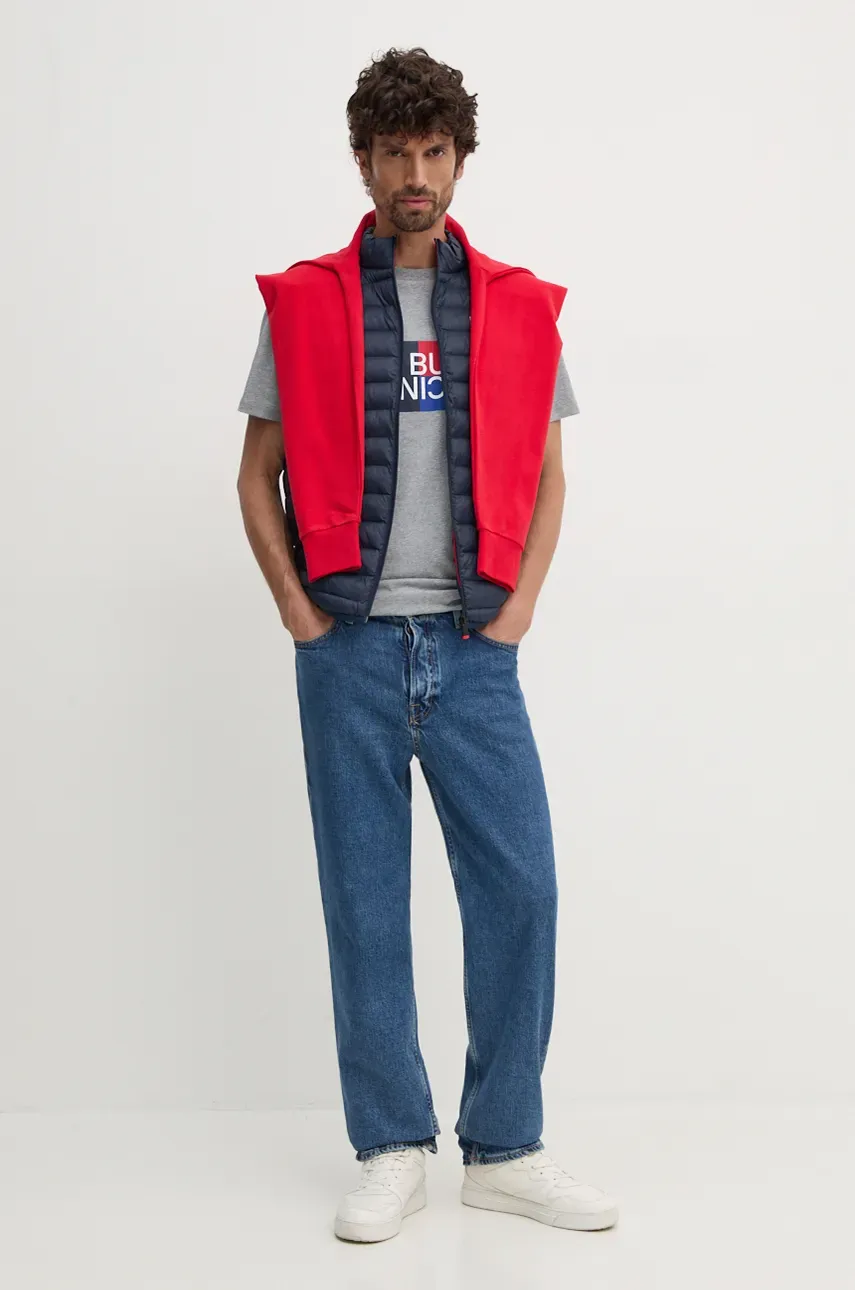 Хлопковая футболка Red Bull Racing x Pepe Jeans Red Bull Racing x Pepe Jeans мужская цвет серый с принтом RM500001 Хлопковая футболка Red Bull Racing x Pepe Jeans Red Bull Racing x Pepe Jeans мужская цвет серый с принтом RM500001