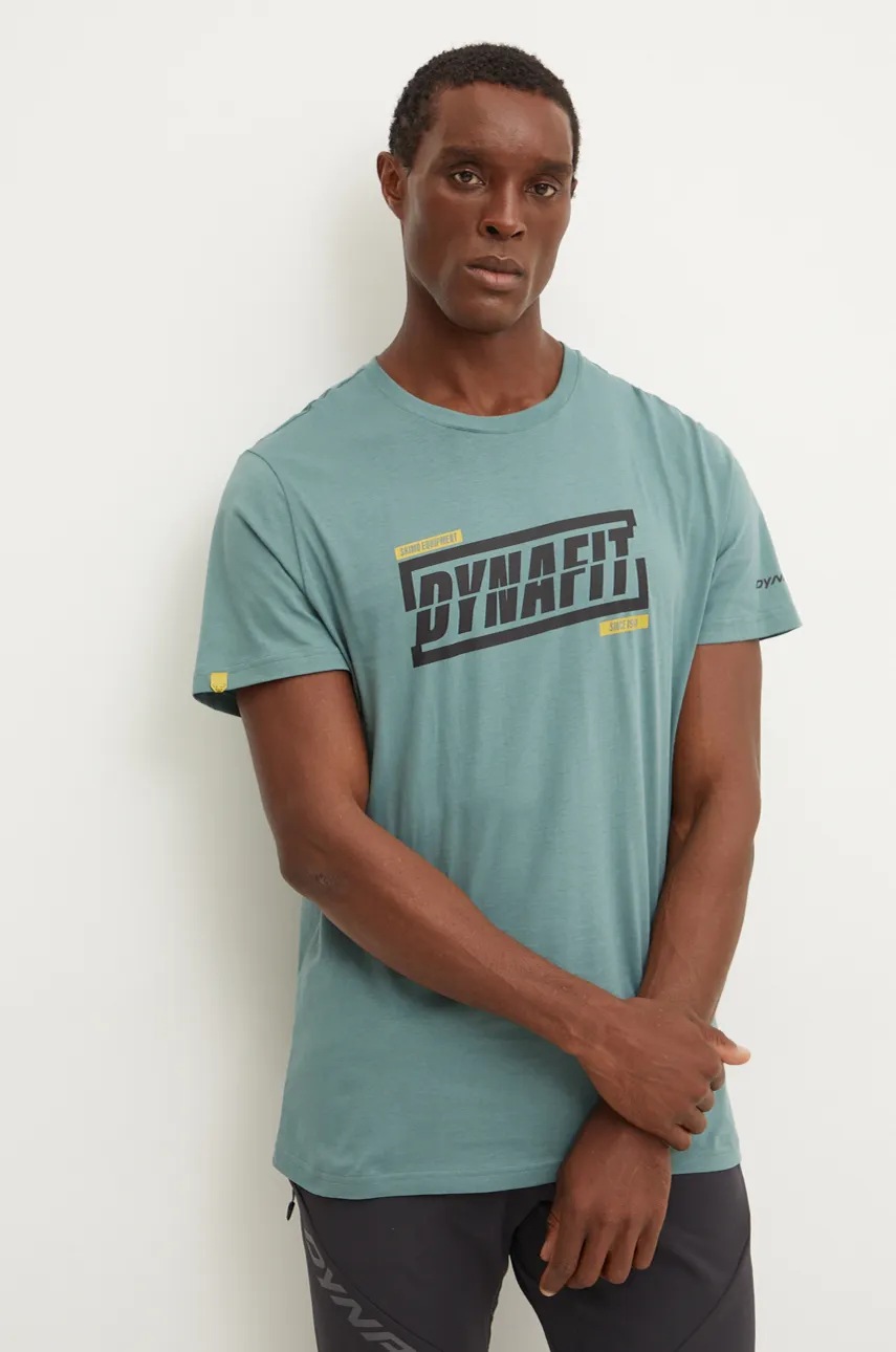 Μπλουζάκι Dynafit Graphic χρώμα: πράσινο, 08.0000070998 φωτογραφία