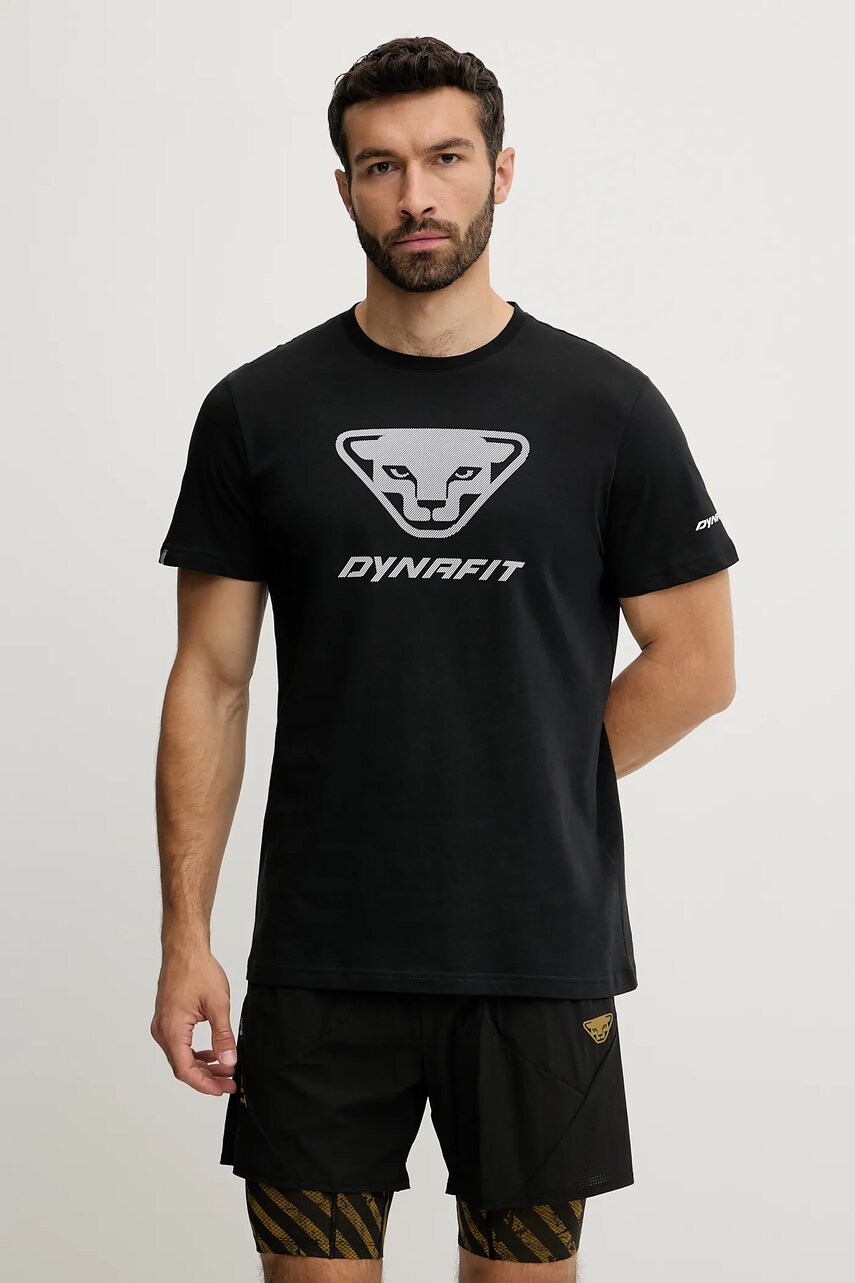 Dynafit tricou Graphic culoarea verde, cu imprimeu, 08.0000070998