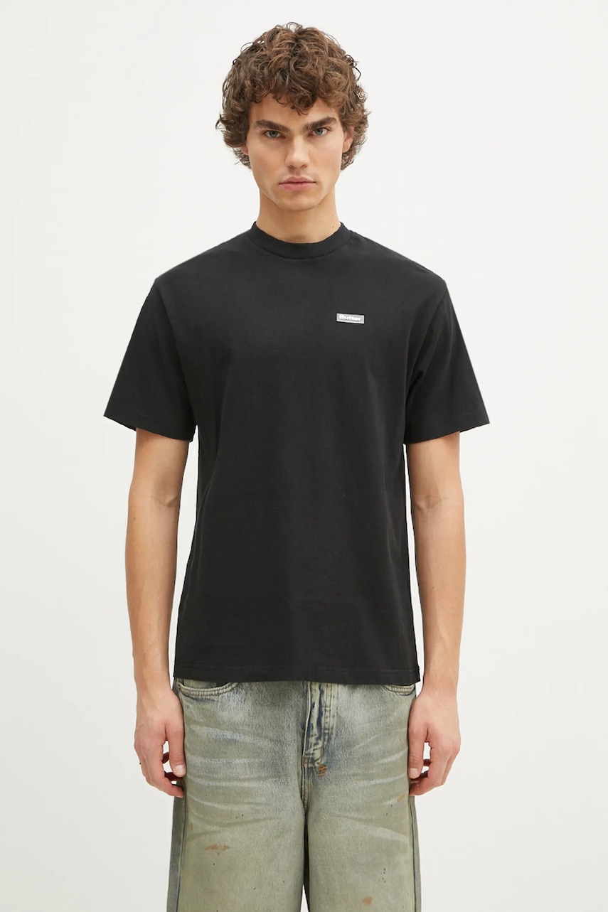 Butter Goods tricou din bumbac Basic Tee bărbați, culoarea negru, uni, BG243110