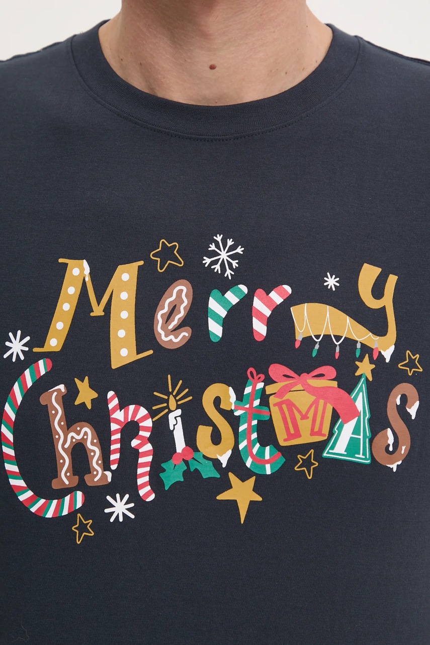 Βαμβακερό μπλουζάκι Lindbergh ανδρικό, χρώμα: ναυτικό μπλε, 30-400311 φωτογραφία