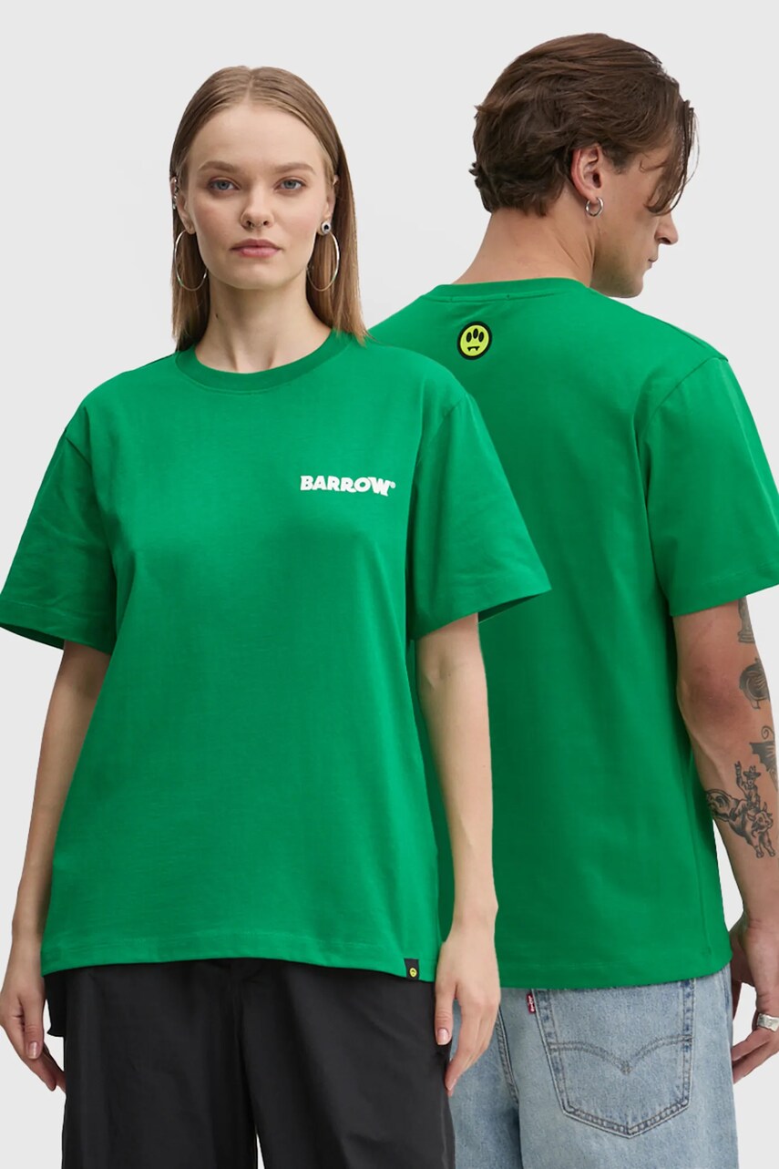 Barrow tricou culoarea verde, cu imprimeu, F4BWUATH134