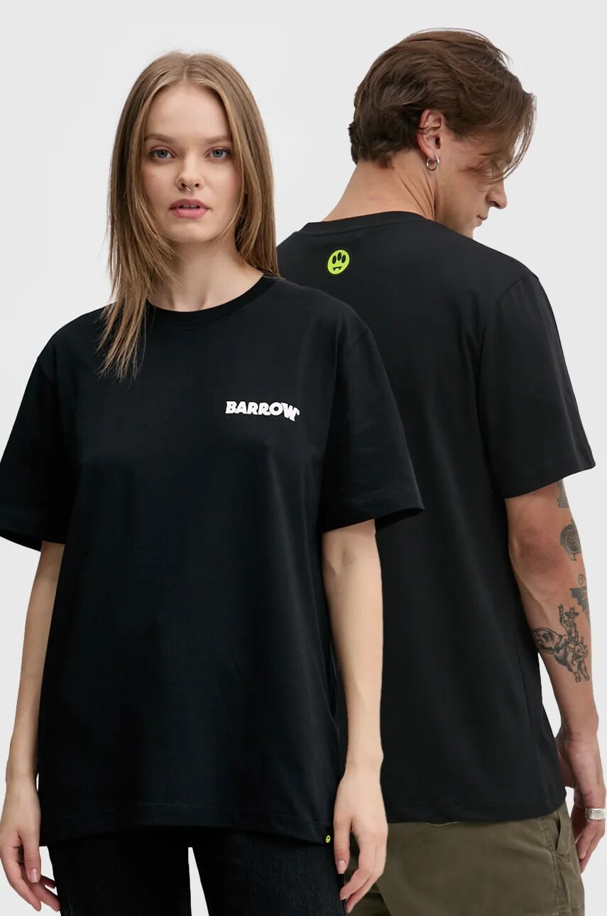 Barrow tricou culoarea negru, cu imprimeu, F4BWUATH134