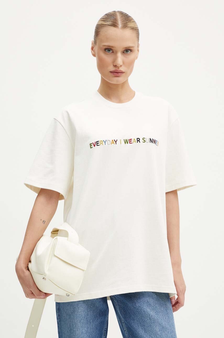 Βαμβακερό μπλουζάκι Sunnei φωτογραφία