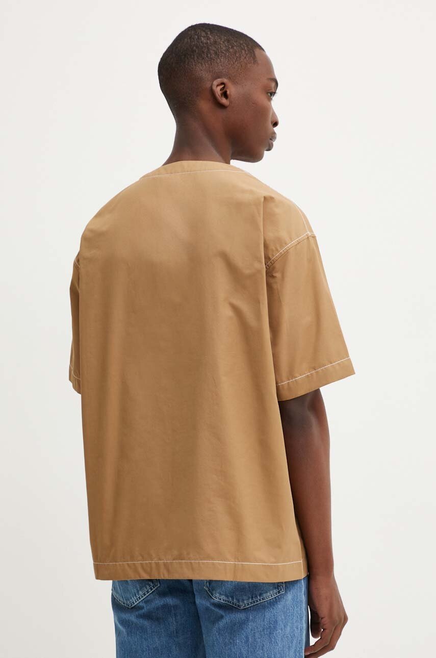 Μπλουζάκι Sunnei χρώμα: μπεζ, RTWXTOP003 φωτογραφία