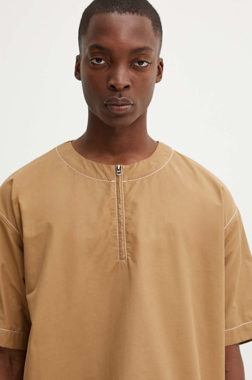 Μπλουζάκι Sunnei χρώμα: μπεζ, RTWXTOP003 φωτογραφία