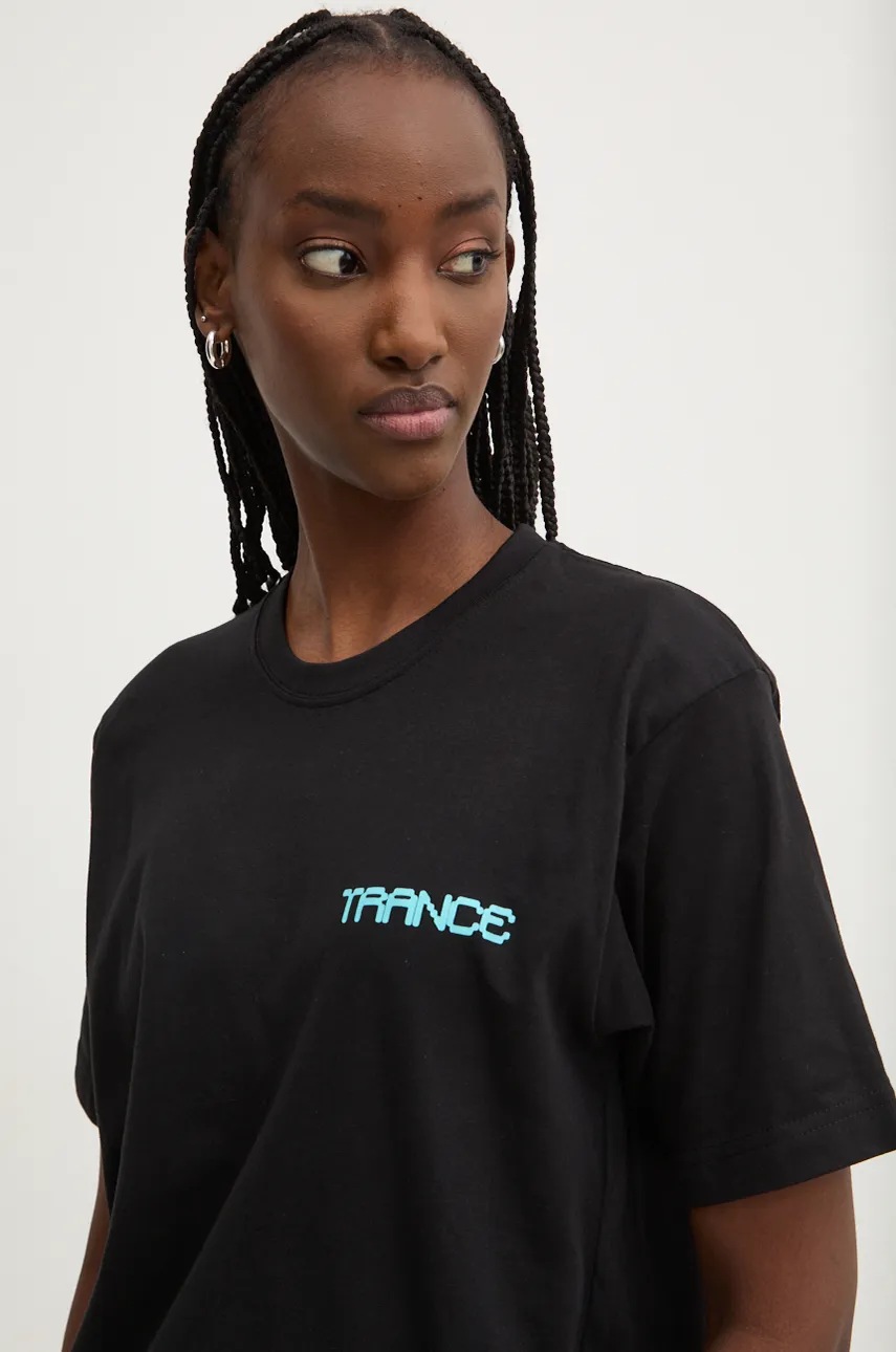 Βαμβακερό μπλουζάκι Vertere Berlin χρώμα: μαύρο, VER T247 φωτογραφία