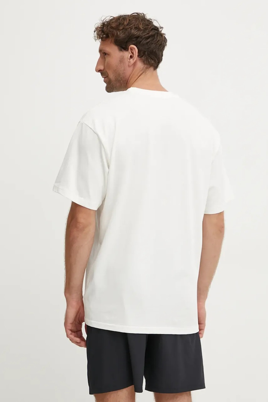 Βαμβακερό μπλουζάκι 47 brand MLB Chicago Cubs χρώμα: μπεζ, BU005TMYIHQ632915SS φωτογραφία