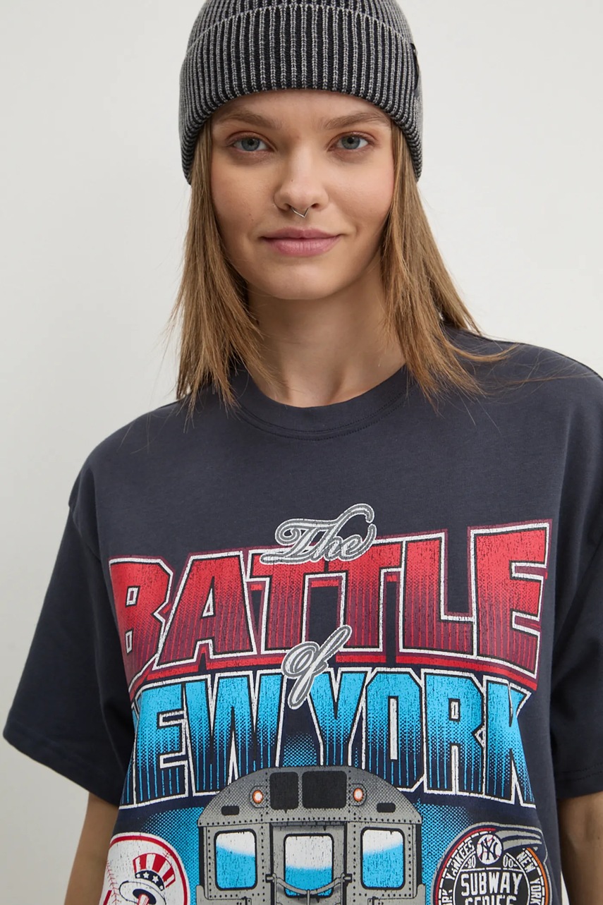 Βαμβακερό μπλουζάκι 47 brand MLB New York Yankees χρώμα: ναυτικό μπλε, BU017TMYIHQ632878VN φωτογραφία