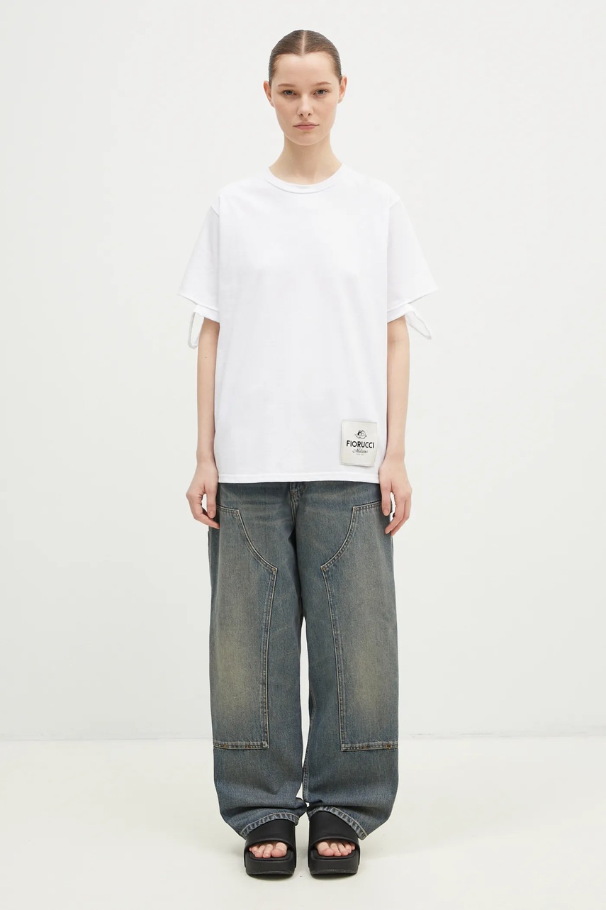 Bavlněné tričko Fiorucci Distressed (obrázek 5)