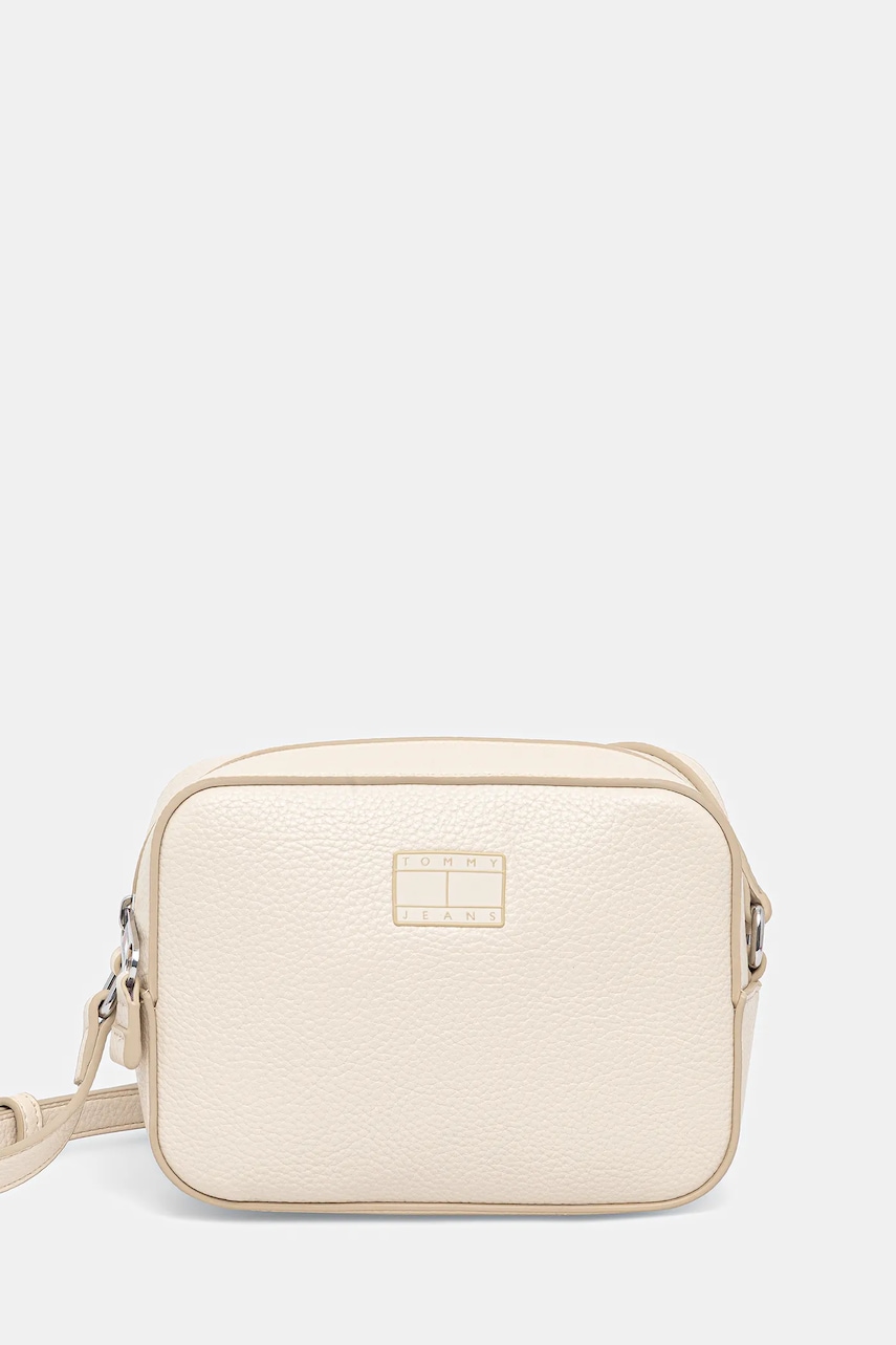 Tommy Jeans poșetă culoarea bej, AW0AW17543