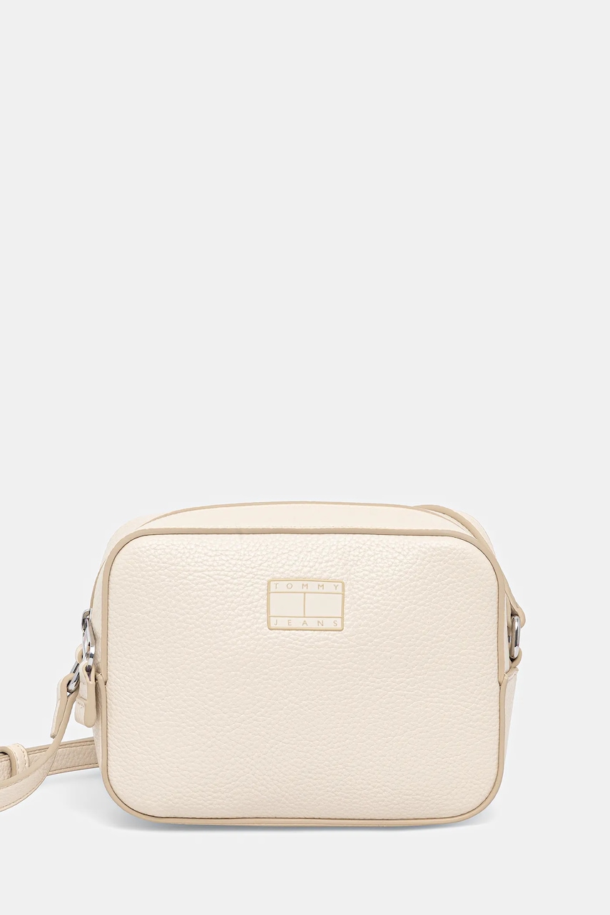 Tommy Jeans poșetă culoarea bej, AW0AW17543