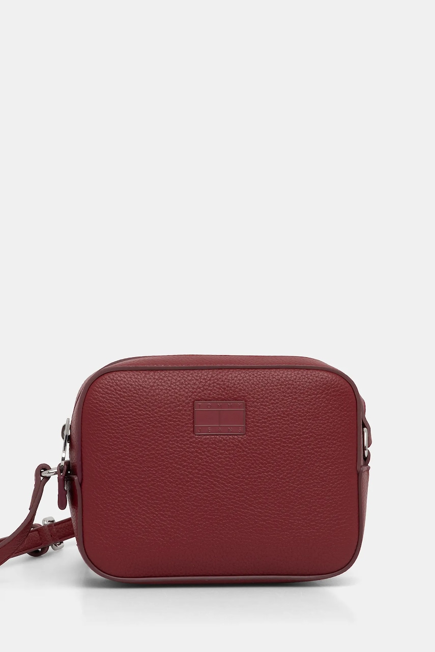 Tommy Jeans poșetă culoarea bordo, AW0AW17543