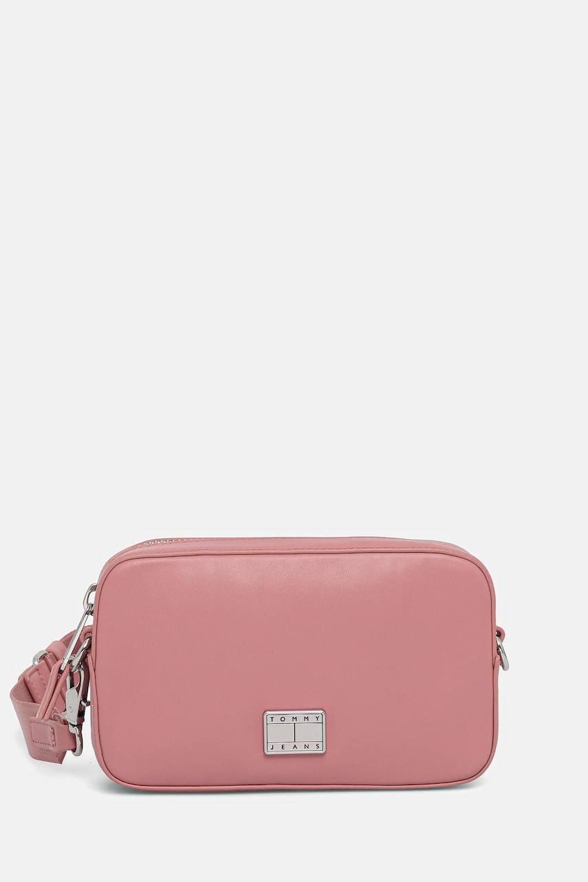 Tommy Jeans poșetă culoarea portocaliu, AW0AW17570