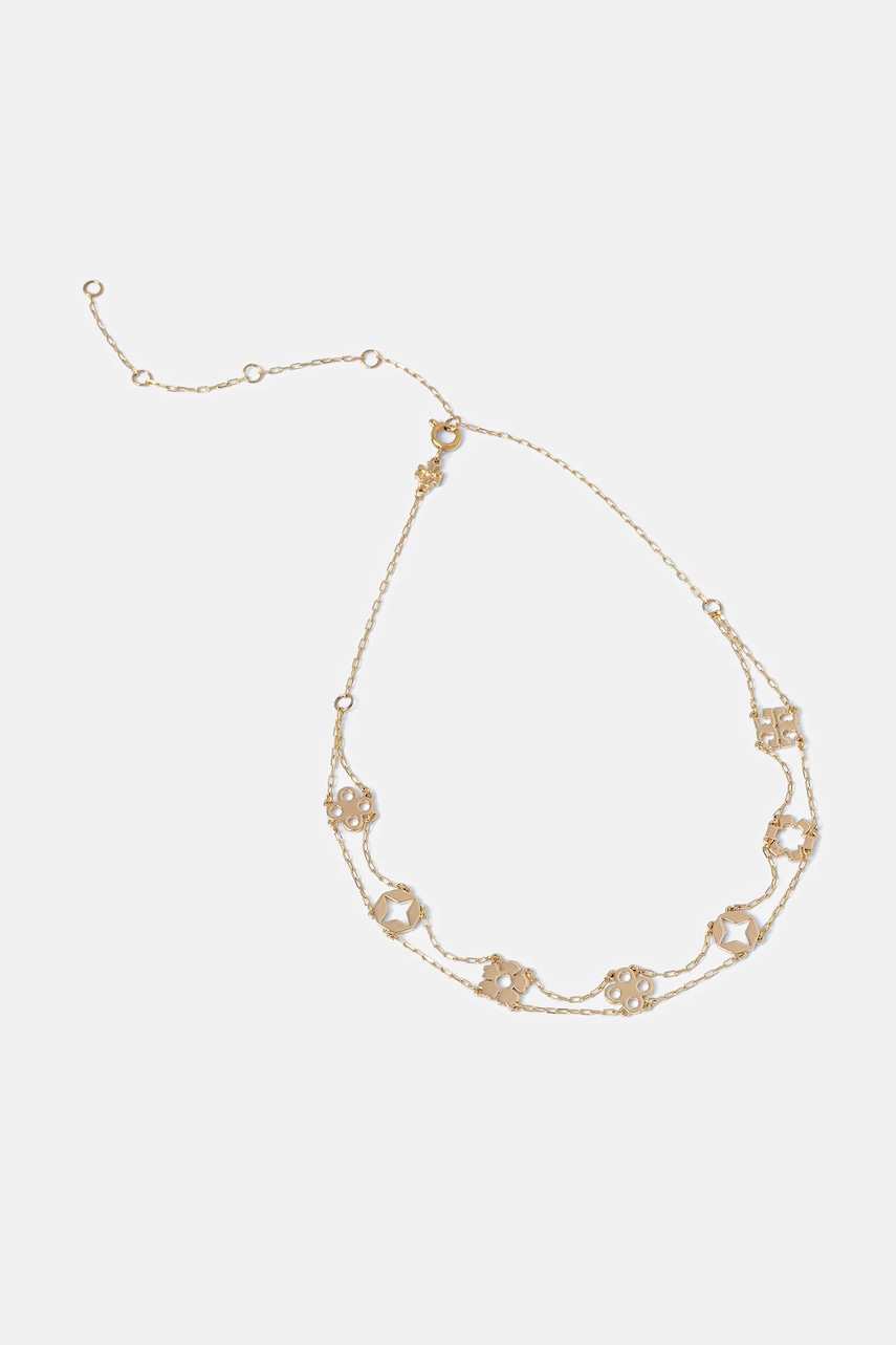Tory Burch colier placat cu aur Choker Necklace 171113-720