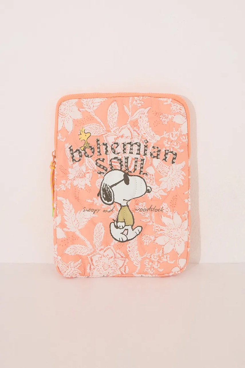 women'secret husa laptop SNOOPY culoarea portocaliu, 4849273