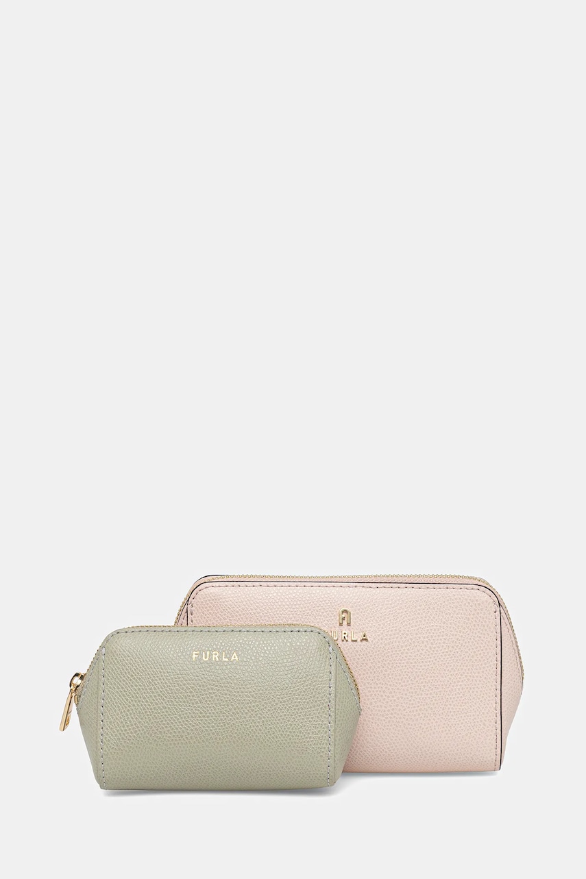 Furla punga cosmetice 2-pack culoarea roz, WE00453.ARE000.4050S