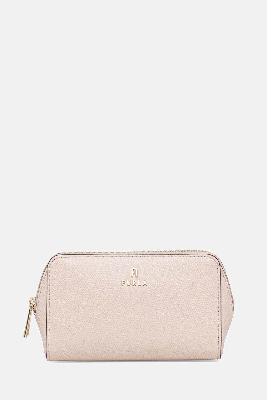 Кожаная косметичка Furla 2 шт цвет розовый WE00453.ARE000.4050S Кожаная косметичка Furla 2 шт цвет розовый WE00453.ARE000.4050S