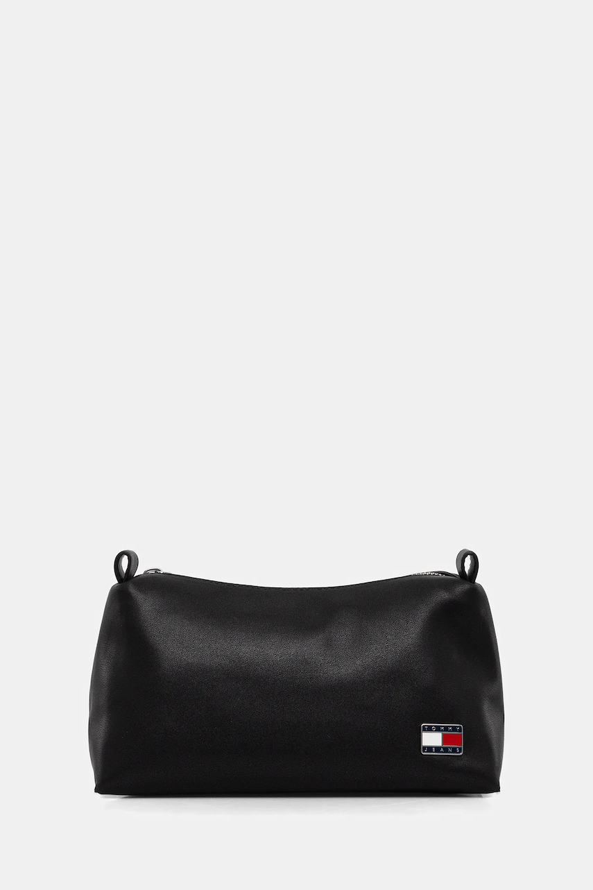 Tommy Jeans portfard culoarea negru, AW0AW17878