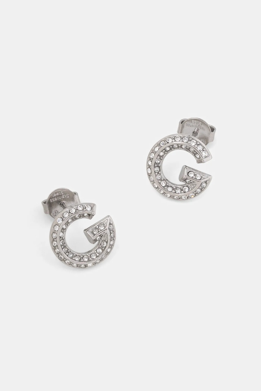 

Обици Guess G CRYSTAL, Сребърен