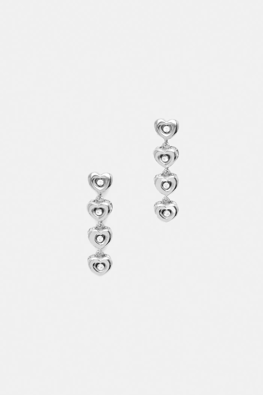 

Обици Guess L.O.V.E. JUBE05 473JW, Сребърен