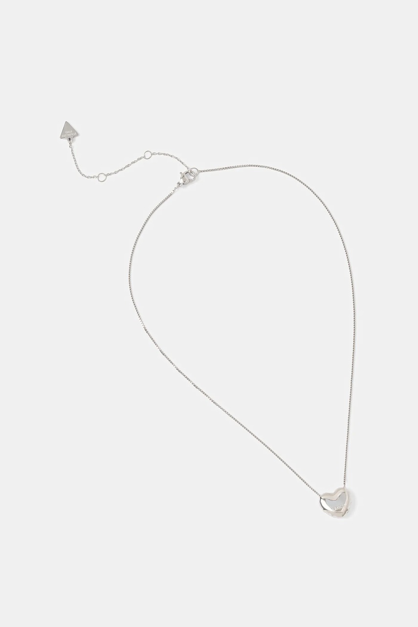 

Колие Guess ICONIQUE JUBN05 541JW, Сребърен