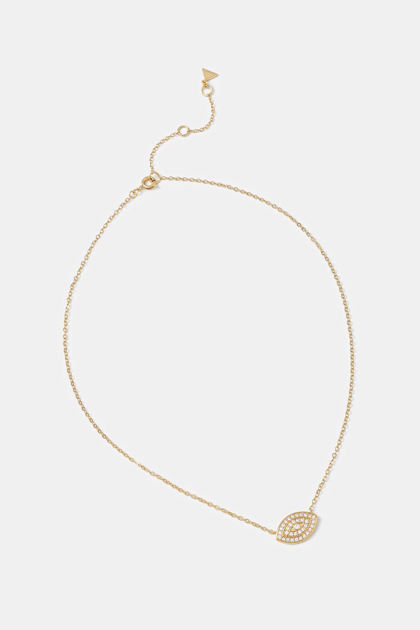 Levně Pozlacený náhrdelník Aldo EYENECKLACE.972
