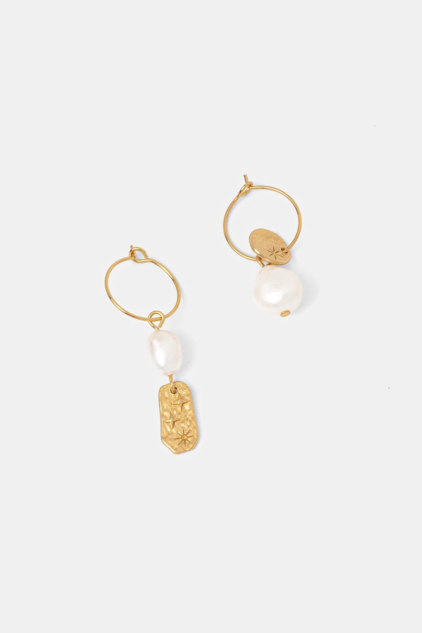 Sessun cercei placați cu aur 24104007