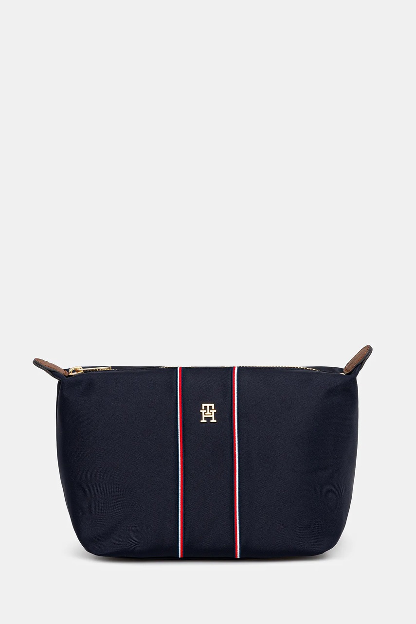 Levně Kosmetická taška Tommy Hilfiger tmavomodrá barva, AW0AW17952