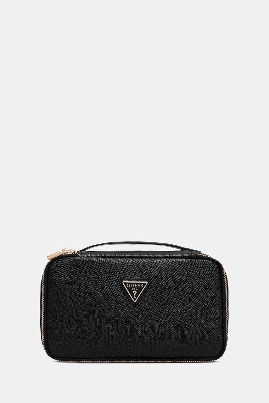 

Козметична чанта Guess NOROM в черно TWSN90 91045, Черен