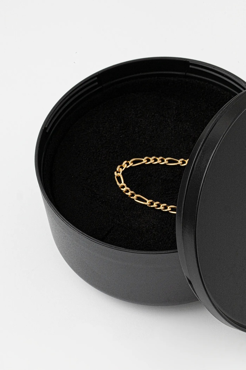 Pozlátený náhrdelník Tom Wood Bo Chain Medium Gold