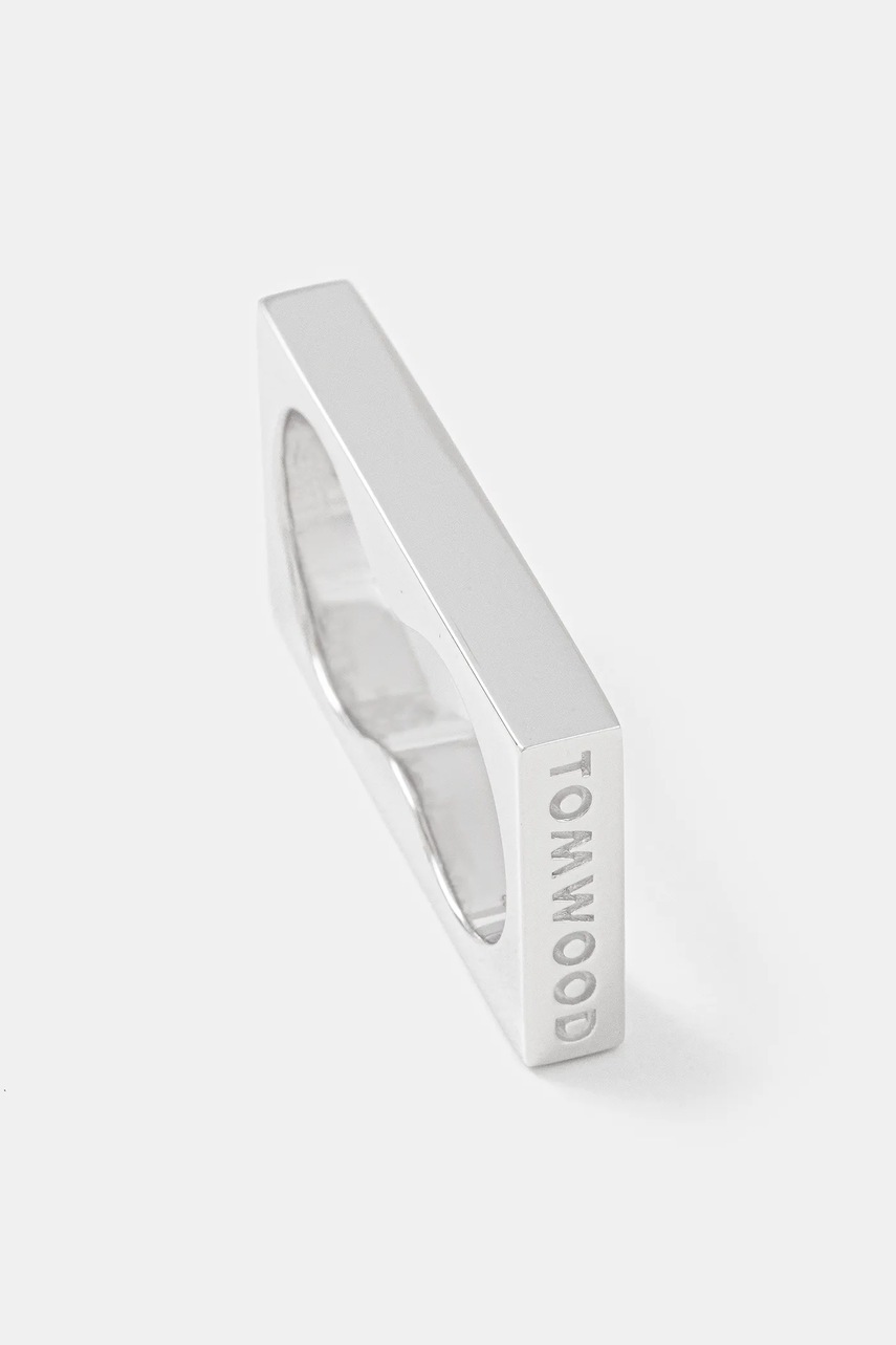 Bižutéria Tom Wood Square Ring Double